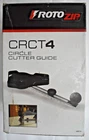Rotozip Circle Cutting Guide Attachment, 4" 12" Dia. CRCT4 New. Price: $14.99.