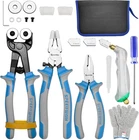 20 Pieces Glass Tweezers Set With Heavy Duty Mosaic Wheels Spare Cutting New. Price: $47.96.