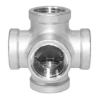 Beduan Stainless Steel Inch 5-WAY Outlet Cross 1/2" Female, Copper New. Price: $21.82.