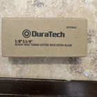 Duratech Tubing Cutter 1/8"-1-1/4", Copper, Aluminum, Brass And Plastic... New. Price: $6.00.
