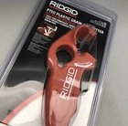 Ridgid Ptec Plastic Drain Pipe Cutter #41608 New Sealed. Price: $21.99.