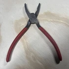 Knipex 915-16 Glass Nibbling Pliers Red Vinyl Grips Made Germany Used. Price: $25.00.