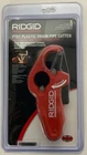 Ridgid Ptec Plastic Drain Pipe Cutter #41608 New Sealed. Price: $22.99.