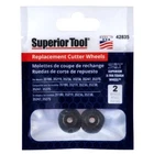 Superior Tool Replacement Cutter Wheels 42835 Copper, Aluminum, Brass 2PC Usa New. Price: $10.99.