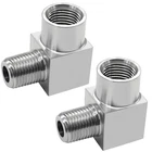 Beduan Stainless Steel Cast Pipe Fittings, 90 1/8 Npt To Female, Silver New. Price: $16.45.