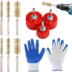 9-PIECE Copper Pipe Cleaner Kit For Power Drill, 1/2" 3/4" 1" Alloy Tube Cleanin New. Price: $22.54.