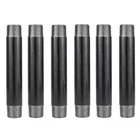 Geilspace 3/4" 6" Heavy Duty Pre-cut Grey Metal Pipe, Industrial Steel Fi New. Price: $31.08.