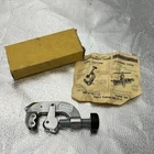 Vintage New Britain T-132 Tube Cutter 1/8 To Inch Usa Made Box Instructions Used. Price: $22.99.