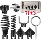 7-PIECE Cutter Set Drain Cleaner Plumbing Snake Tool Cable Auger Clog Sewer Pipe New. Price: $9.65.