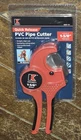 Keeney Quick Release Pvc Cutter -cuts Up To 1-5/8" Pipe- #K840-101 New. Price: $28.28.