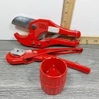 Vtg Orbit Sprinkler Pvc/poly Pipe Cutter Combo Set Safety Cutting Tawain Cleaner Used. Price: $18.88.
