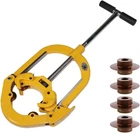 Steel Dragon Tools H6 Hinged 4-WHEEL 4IN. 6IN. Pipe Cutter With Extra Set New. Price: $362.70.