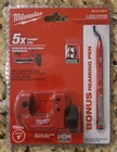 Milwaukee Inch Mini Copper Tubing Cutter Red (48-22-4251P) New. Price: $16.97.