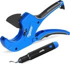 Pvc Pipe Cutter, Up 2-1/2", Ratchet Heavy-duty, Pex Cutting Tool New. Price: $43.99.