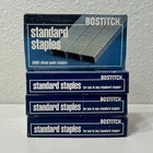 Vintage Bostitch Textron Standard Staples 1-250B 5000 Count Nos Lot Of 4 Usa Used. Price: $24.99.