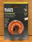 Klein Tools C-style 1/2 Tubing Cutter 50055 Copper Pipe 12MM New. Price: $16.96.
