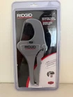 Ridgid RC-2375 Ratcheting Plastic Pipe & Tubing Cutter 30088 1/8-2-3/8 New. Price: $89.99.