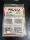Ridgid 1/4" Npt Alloy Steel Pipe Dies 37815 New. Price: $18.00.
