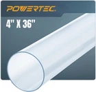 Powertec Clear Pvc Pipe 4" X 36" Long, 1PK Rigid Plastic Tubing, Round Tube New. Price: $62.00.