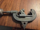 Snap-on Blue Point # Tc -27. 1/8" 1" Od Tube Cutter Used. Price: $22.50.