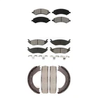 Transit Auto KSN-100676 Brake Pad Sets 4-WHEEL Front & Rear For Ram Truck New. Price: $82.87.