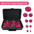 9PCS Pvc Pipe Reamer Kit Fitting Socket Saver Sch Plumbing Tools For 1/2" Drills New. Price: $104.89.