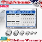 Hydraulic Hose Tube Pipe Fitting Kit 37 Degree Jic Flare Thread Cap And Plug New. Price: $57.99.