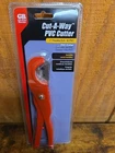 Gardner Bender GKC-100A Hose Cutter, Max Pipe/tube Dia, Stainless Steel Bla New. Price: $13.00.