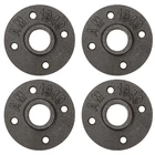 3/4" Floor Flange, Home Tzh Pack Malleable Iron Pipe Inch, Gray New. Price: $14.29.