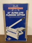 Marshalltown Ultra-lite Flooring Cutter 13", Made Usa, Vinyl Laminate Wood Open. Price: $85.69.