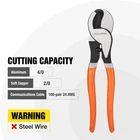 Cable Cutter Heavy Duty Wire Cutting Tool Shears For Aluminum, Copper, Electrica New. Price: $12.09.