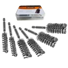 6PCS Wire Bore Brush For Drill 1/2 3/4 Stainless Steel Copper Pipe Cleaner New. Price: $19.34.