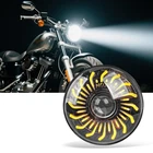 5-3/4" (5.75") Whirlwind-style Led Headlight With Cut Line Low Beam & Drl Com... New. Price: $82.99.