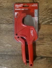 Milwaukee 48-22-4210 Ratchet Pipe Cutter 1/8 In To 1-5/8 Capacity New. Price: $47.00.