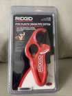 Ridgid Ptec Plastic Drain Pipe Cutter #41608 New Sealed. Price: $25.00.