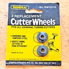 General Tools RW121/2 Replacement Cutter Wheels, Set Of New Free Shipping. Price: $10.99.