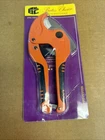 Bates- Pvc Pipe Cutter, Cuts Up To 1-1/4", Ratcheting Orange New. Price: $11.43.