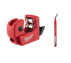 Milwaukee 1/2-IN. Mini Copper Tubing Cutter 48-22-4250 W/ Reaming Pen 48-22-4255 New. Price: $18.20.