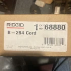 Ridgid I-1822 Pipe Threader Foot Pedal Cord B-294 CAT#68880 New. Price: $60.00.