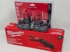 Milwaukee 2471-20 M12 Cordless Copper Tubing Pipe Cutter 2-PACK 3.0 Ah Batteries New. Price: $209.99.