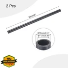 Meccanixity 1/2" Pvc Rigid Tube 9" Dark Grey Pipe For Crafts Cable 2PC New. Price: $20.00.