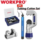 Workpro 3-PIECES Tubing Cutter Set Pipe With 1/8"-1-1/4" Cutting Capacity New. Price: $39.99.