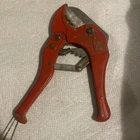 2PC Set Pvc Hose Ratchet & Mini Pipe Cutter Plastic Brass Aluminum Copper Tube Used. Price: $13.00.