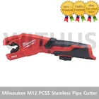 Milwaukee M12 Pcss 12V Li-ion Cordless Stainless Pipe Cutter Tool Only = New. Price: $168.21.