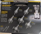 Klein 31873 Carbide Hole Cutter Set 8-PC Master Electrician 7/8" To 2-1/2" New. Price: $320.00.
