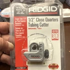Ridgid Close Quarters Tubing Cutter Model 103 1/8-5/8 Mpn 32975 New. Price: $12.99.