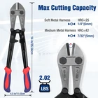 Workpro 14" Bolt Cutter Bi-material Handle With Soft Rubber Grip Drop Forged Jaw New. Price: $15.99.