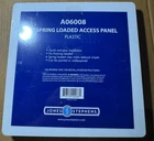 Jones Stephens 8" Spring-loaded Plastic Access Panel White, A06008 New. Price: $13.50.