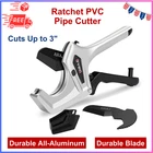 Ratchet Pvc Pipe Cutter Heavy Duty, Cuts Up To 3 Inches, W/ One-click New. Price: $35.98.