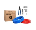 Efield 1/2 Inch 2X75 Ft Pex-b Pipe/tool Kit- Pipe/tubing Blue & Red 150... New. Price: $121.83.